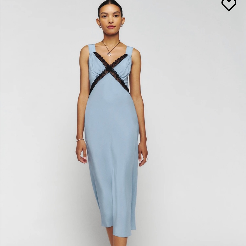 Reformation Provence Silk Dress NWT